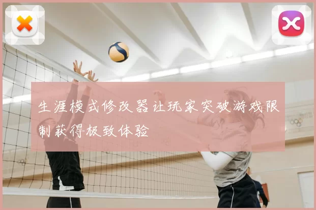 生涯模式修改器让玩家突破游戏限制获得极致体验